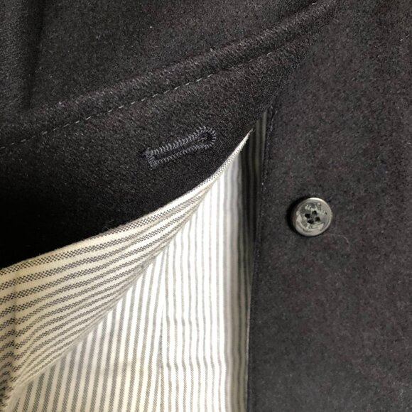 Men's Club Monaco Wool P-Coat. - Picture 2 of 6